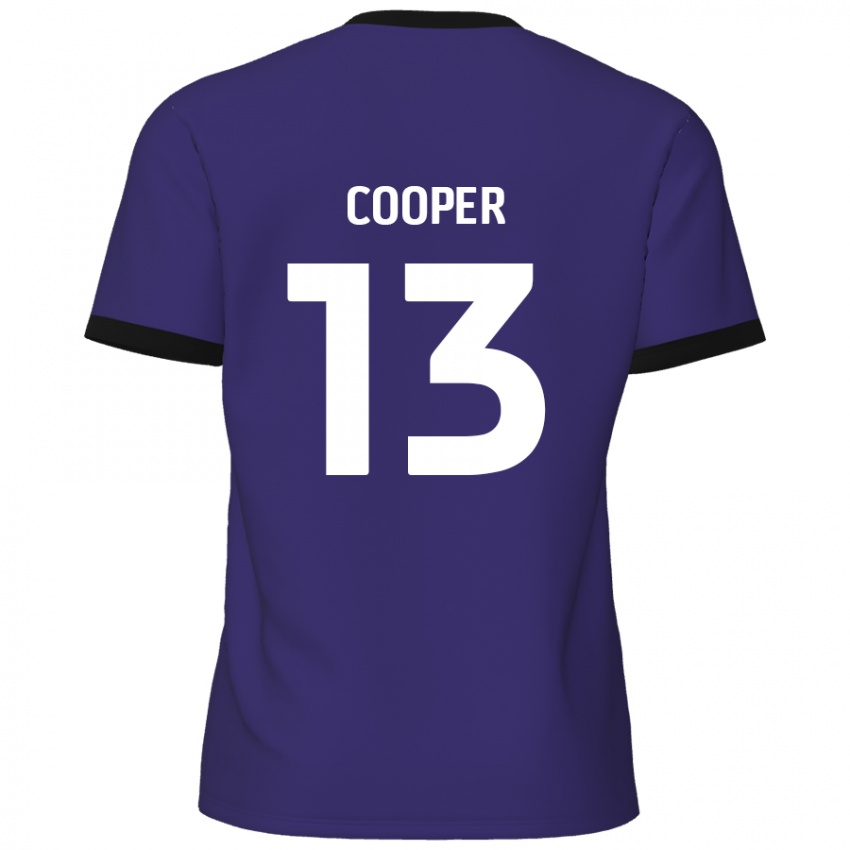 Niño Camiseta Murphy Cooper #13 Púrpura 2ª Equipación 2024/25 La Camisa