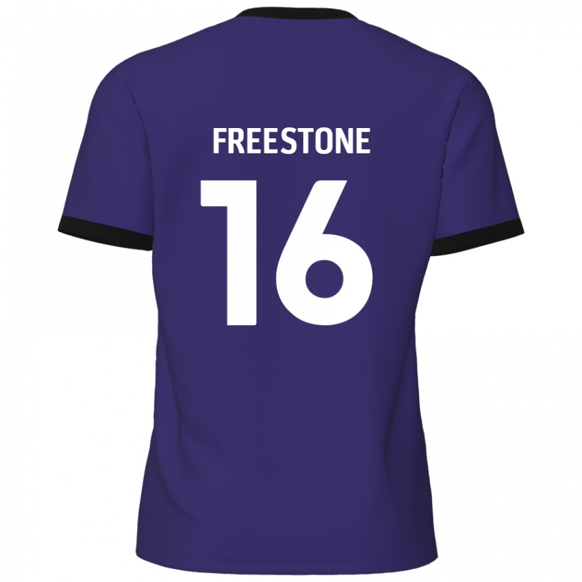 Niño Camiseta Lewis Freestone #16 Púrpura 2ª Equipación 2024/25 La Camisa