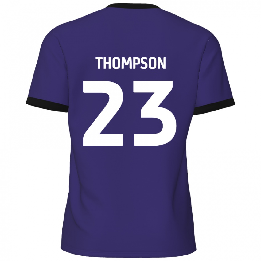 Niño Camiseta Louis Thompson #23 Púrpura 2ª Equipación 2024/25 La Camisa