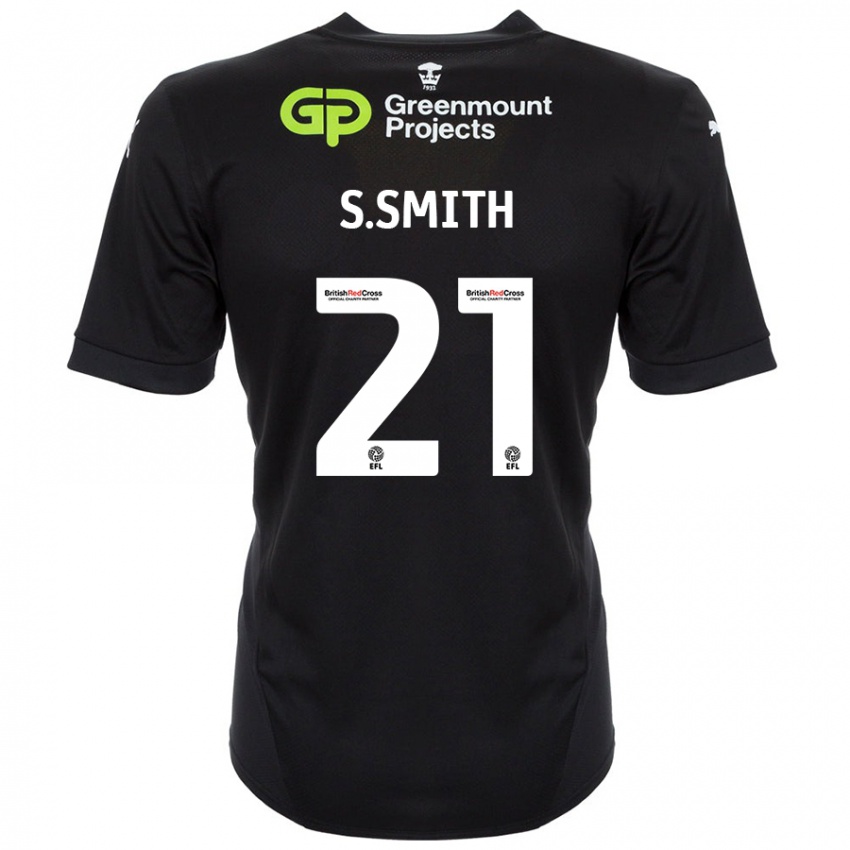 Niño Camiseta Scott Smith #21 Negro 2ª Equipación 2024/25 La Camisa