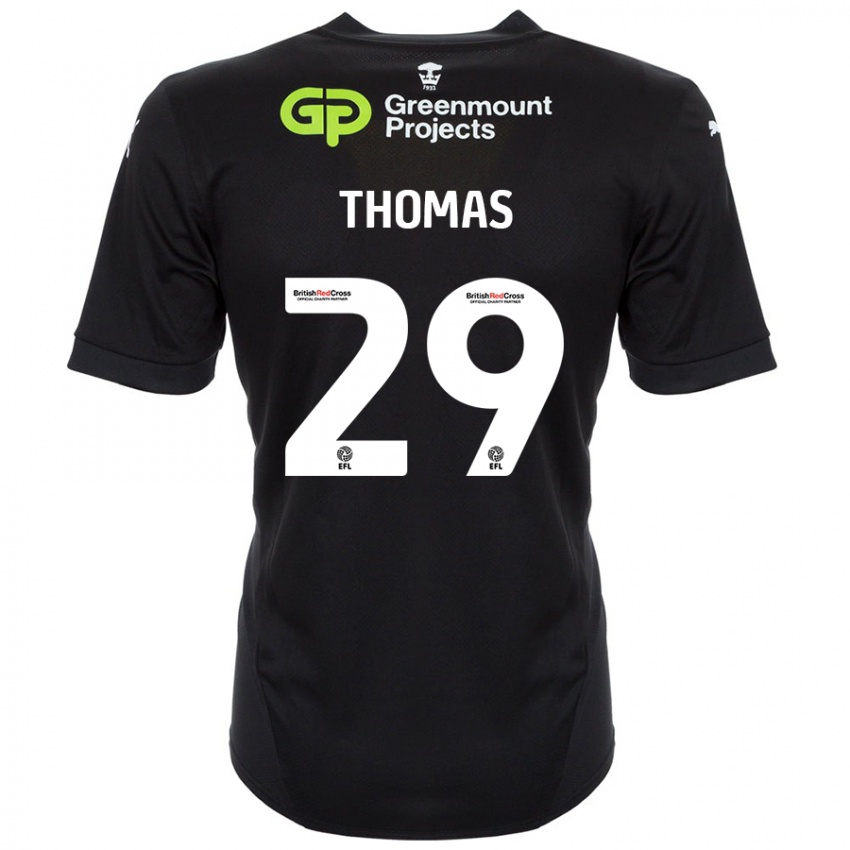 Niño Camiseta Silko Thomas #29 Negro 2ª Equipación 2024/25 La Camisa