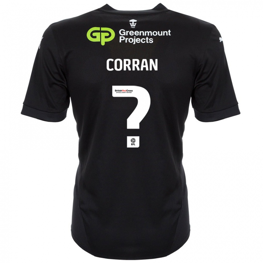 Niño Camiseta Matthew Corran #0 Negro 2ª Equipación 2024/25 La Camisa