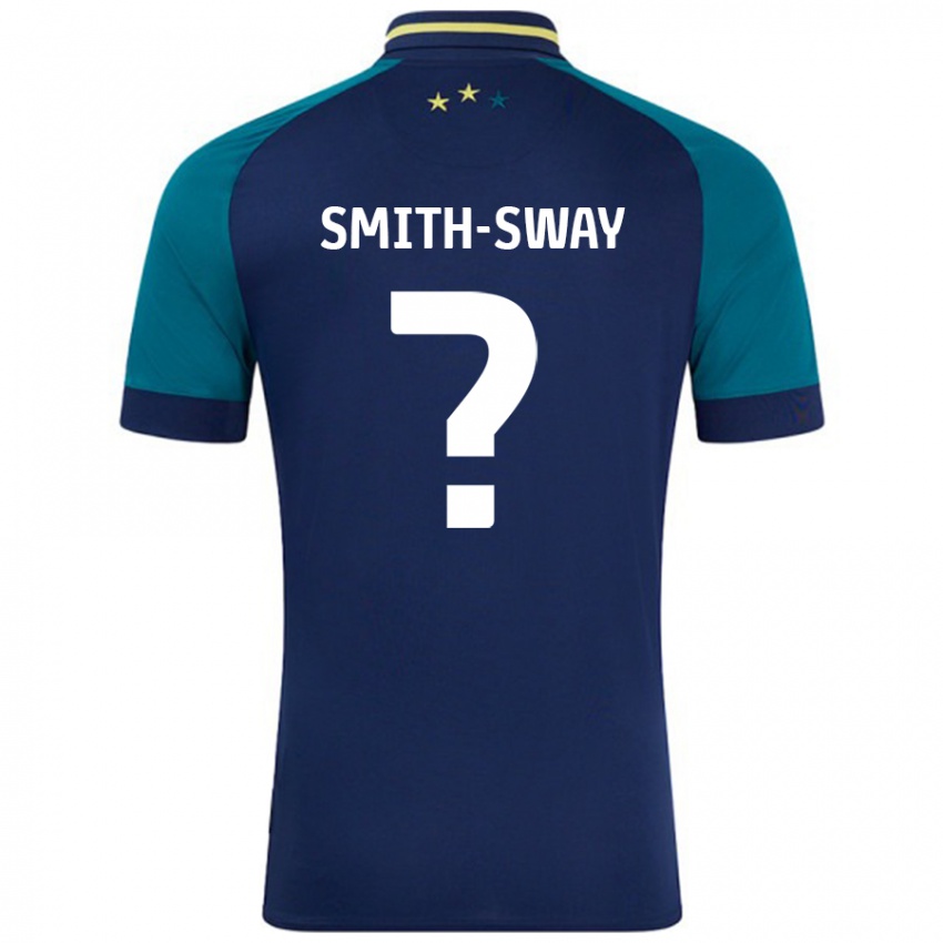 Niño Camiseta Jay Smith-Sway #0 Azul Marino Verde Oscuro 2ª Equipación 2024/25 La Camisa