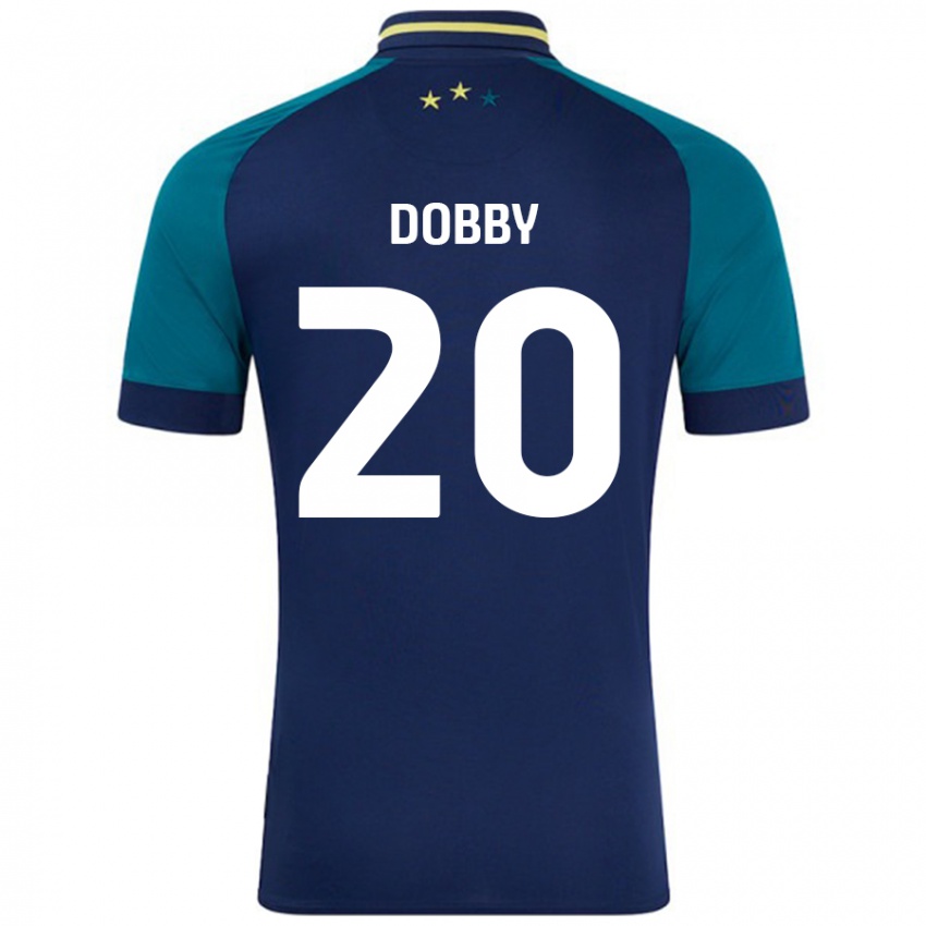 Niño Camiseta Sarah Dobby #20 Azul Marino Verde Oscuro 2ª Equipación 2024/25 La Camisa