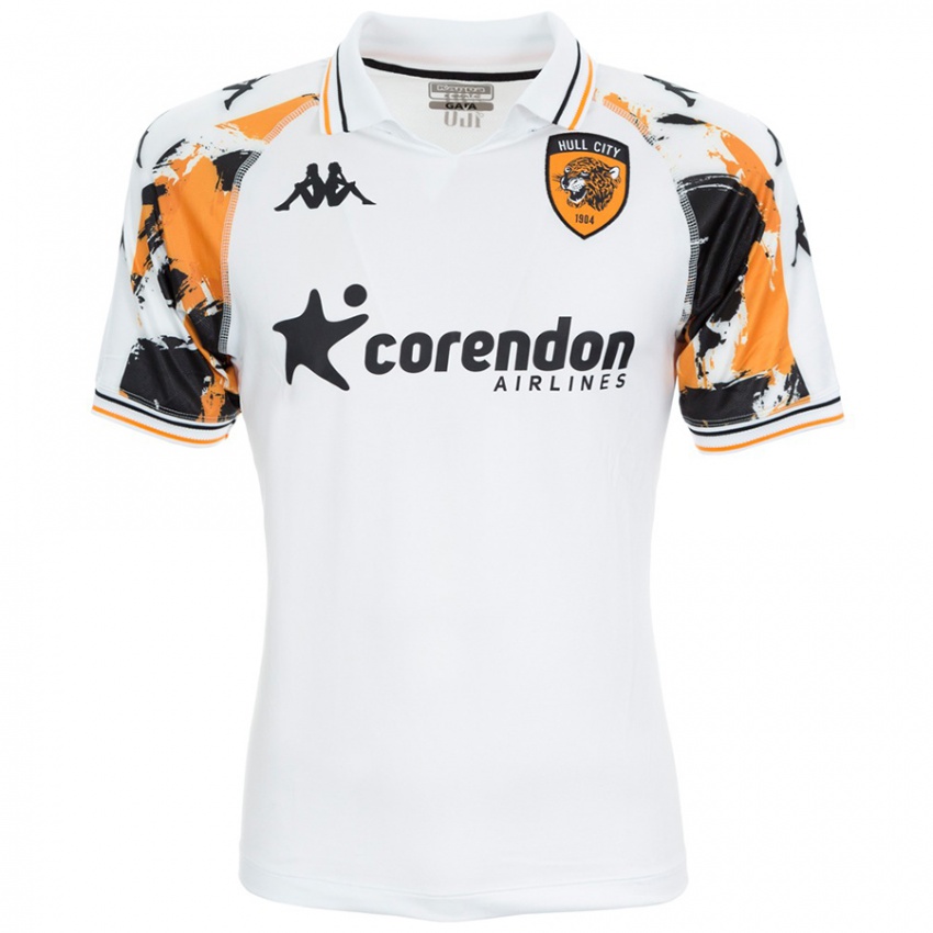 Niño Camiseta George Dickinson #0 Blanco 2ª Equipación 2024/25 La Camisa