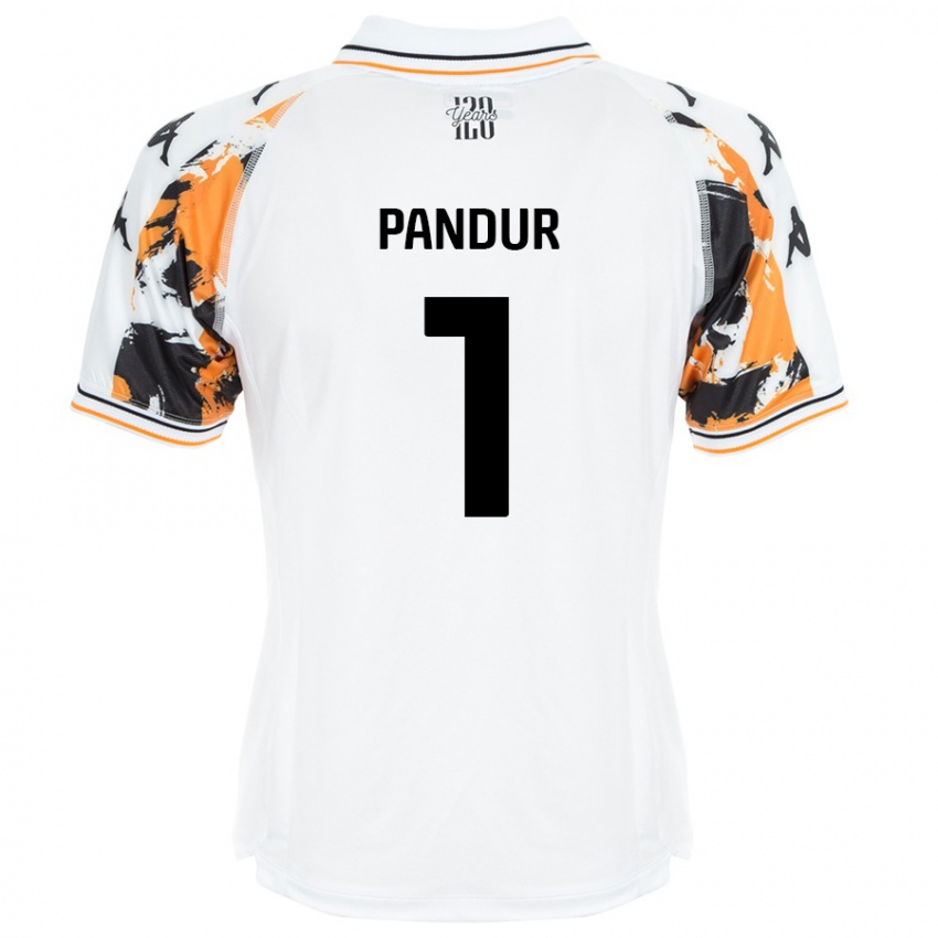 Niño Camiseta Ivor Pandur #1 Blanco 2ª Equipación 2024/25 La Camisa