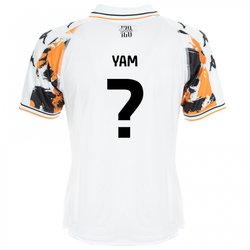 Niño Camiseta Callum Yam #0 Blanco 2ª Equipación 2024/25 La Camisa