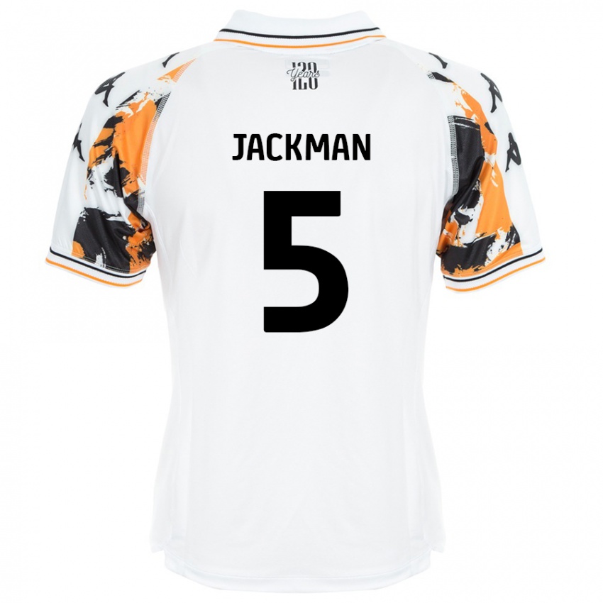 Niño Camiseta Ellice Jackman #5 Blanco 2ª Equipación 2024/25 La Camisa