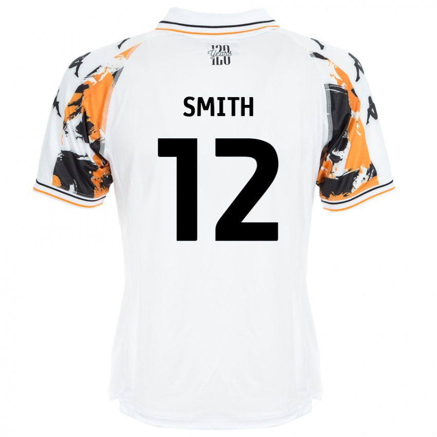 Niño Camiseta Emily Smith #12 Blanco 2ª Equipación 2024/25 La Camisa