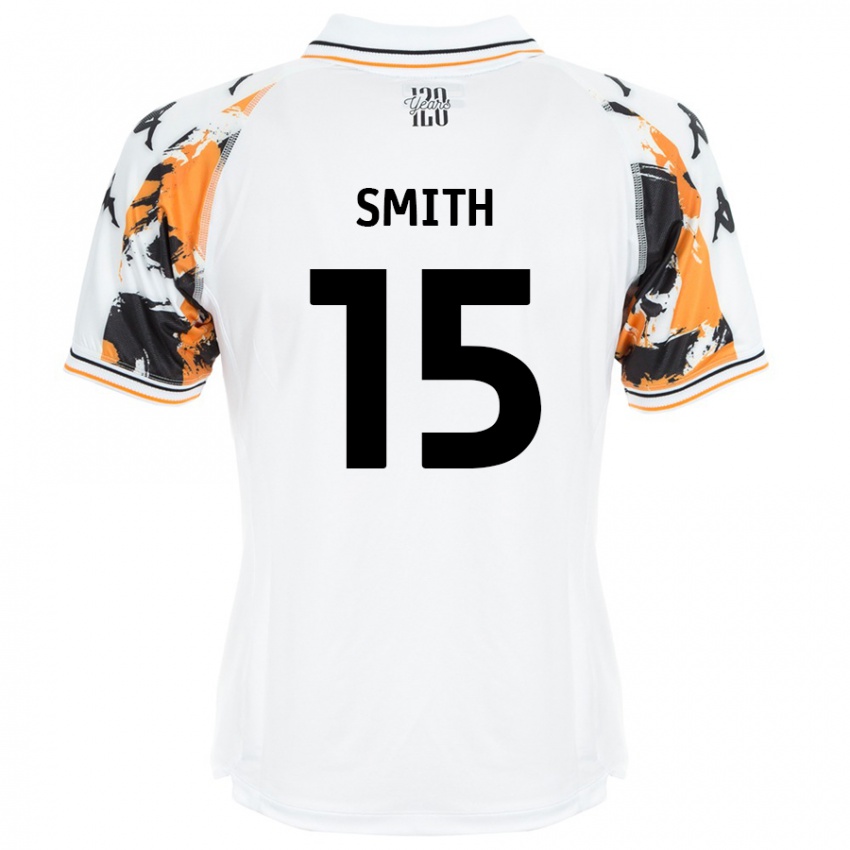 Niño Camiseta Suey Smith #15 Blanco 2ª Equipación 2024/25 La Camisa