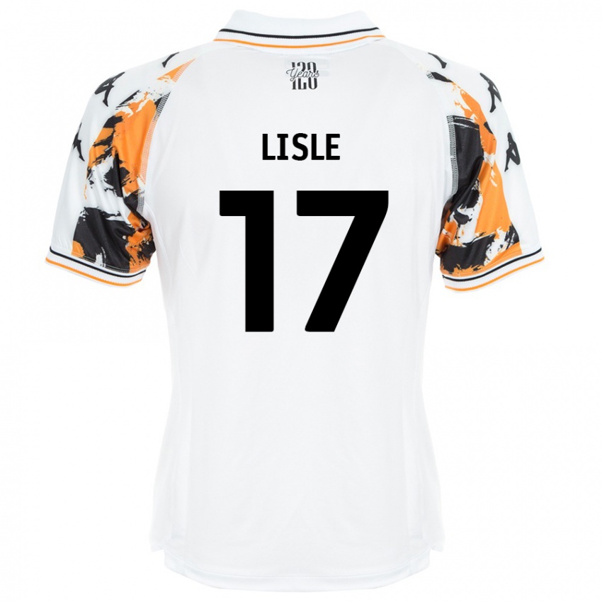 Niño Camiseta Mary Lisle #17 Blanco 2ª Equipación 2024/25 La Camisa