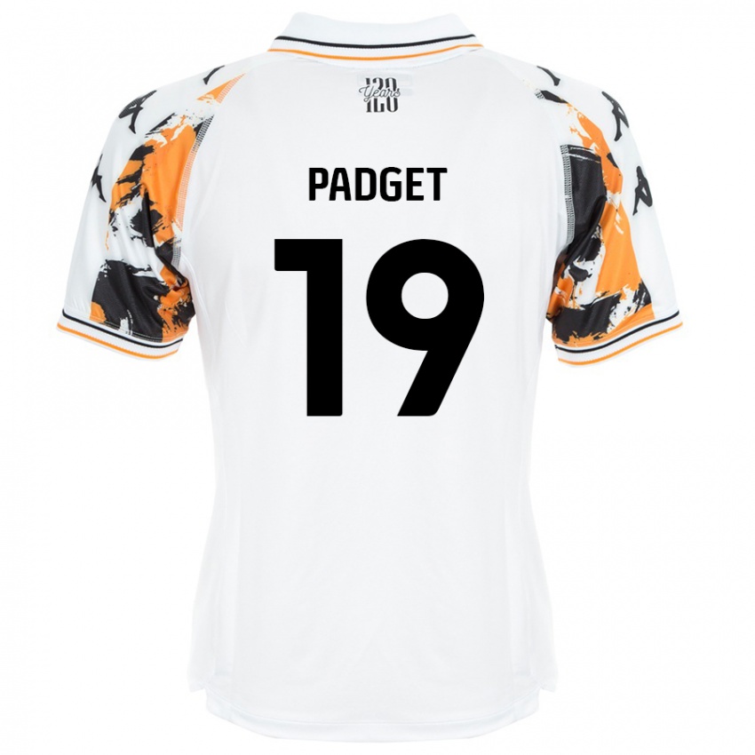 Niño Camiseta Bethany Padget #19 Blanco 2ª Equipación 2024/25 La Camisa