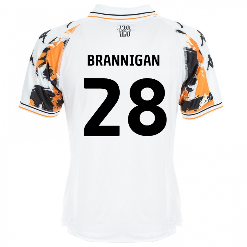 Niño Camiseta Aoife Brannigan #28 Blanco 2ª Equipación 2024/25 La Camisa