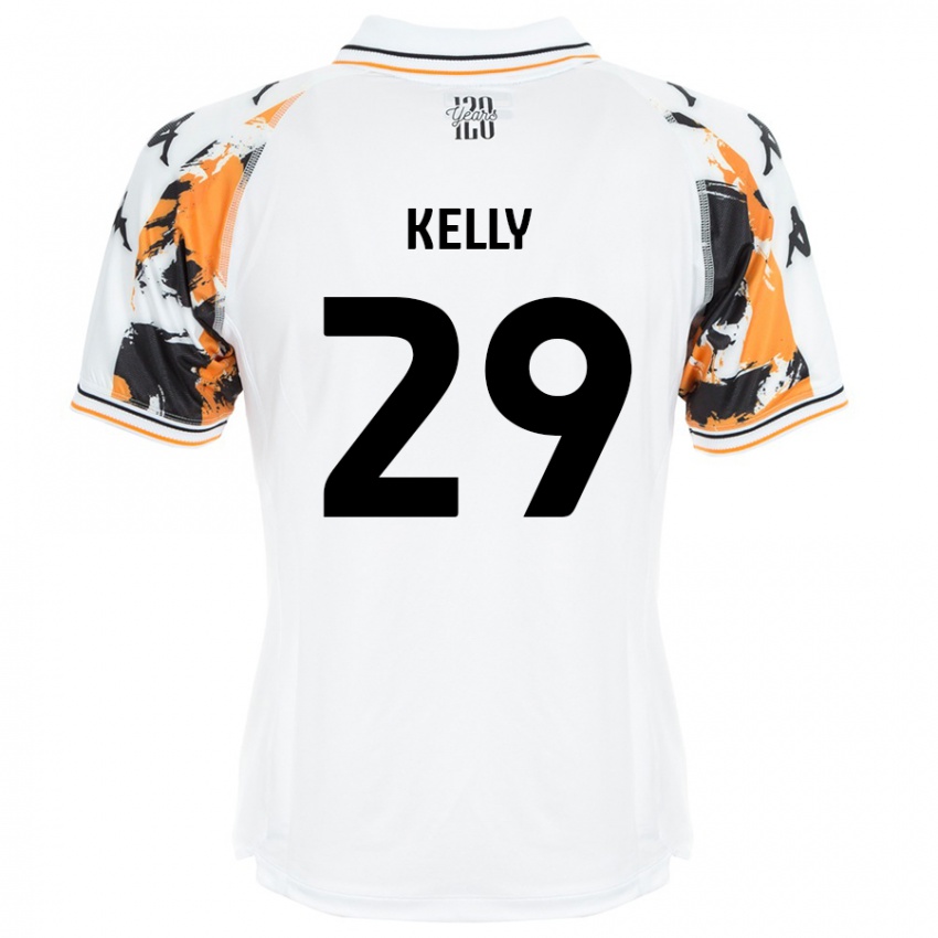 Niño Camiseta Ace Kelly #29 Blanco 2ª Equipación 2024/25 La Camisa