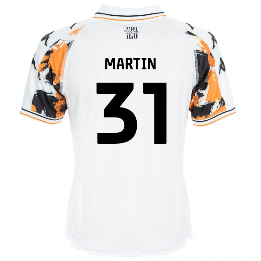 Niño Camiseta Faith Martin #31 Blanco 2ª Equipación 2024/25 La Camisa