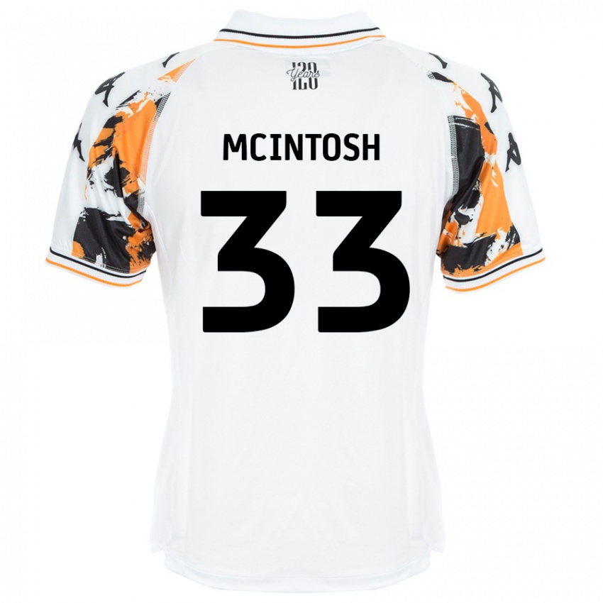 Niño Camiseta Lucy Mcintosh #33 Blanco 2ª Equipación 2024/25 La Camisa