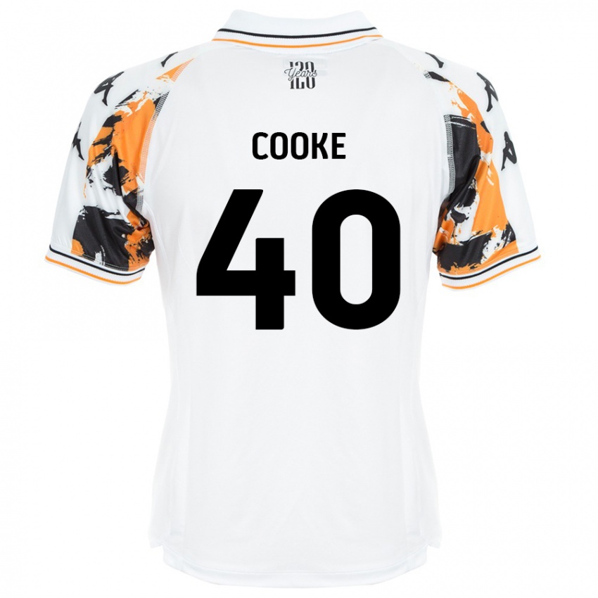 Niño Camiseta Megan Cooke #40 Blanco 2ª Equipación 2024/25 La Camisa