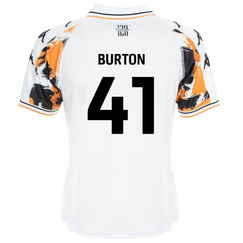 Niño Camiseta Jess Burton #41 Blanco 2ª Equipación 2024/25 La Camisa