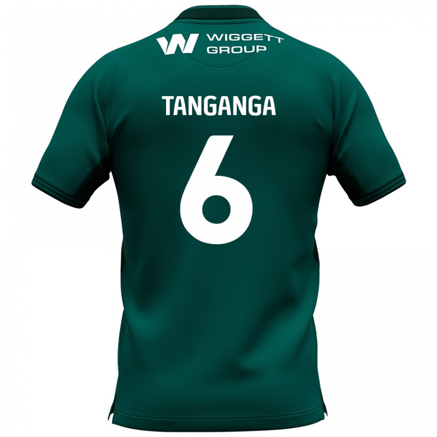 Niño Camiseta Japhet Tanganga #6 Verde 2ª Equipación 2024/25 La Camisa