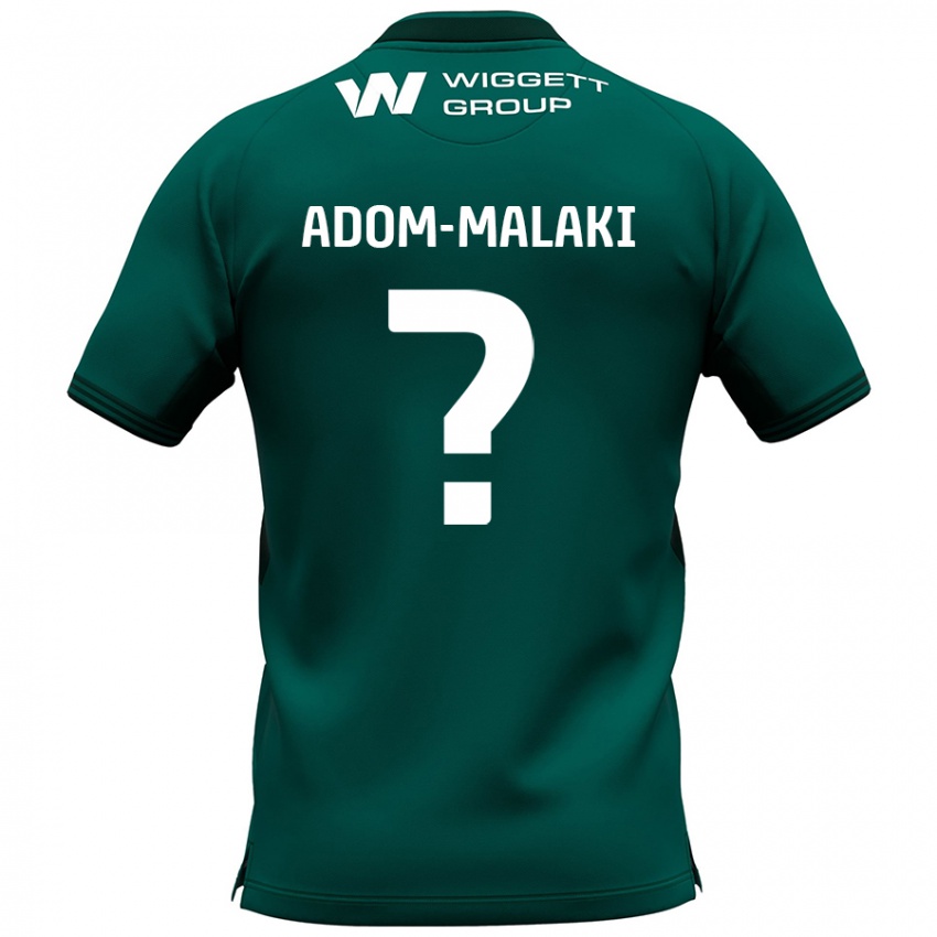 Niño Camiseta Nino Adom-Malaki #0 Verde 2ª Equipación 2024/25 La Camisa