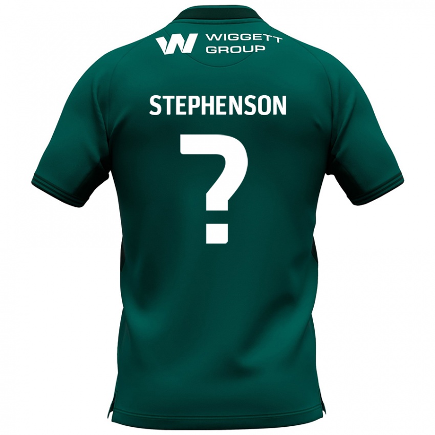 Niño Camiseta Joshua Stephenson #0 Verde 2ª Equipación 2024/25 La Camisa