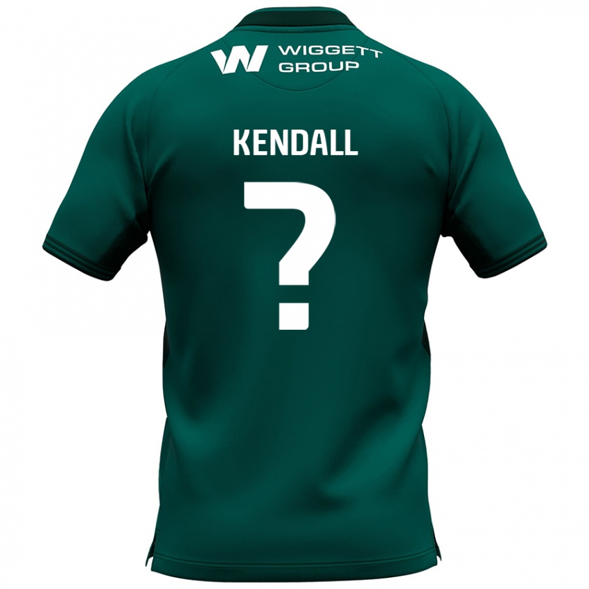 Niño Camiseta Sheldon Kendall #0 Verde 2ª Equipación 2024/25 La Camisa