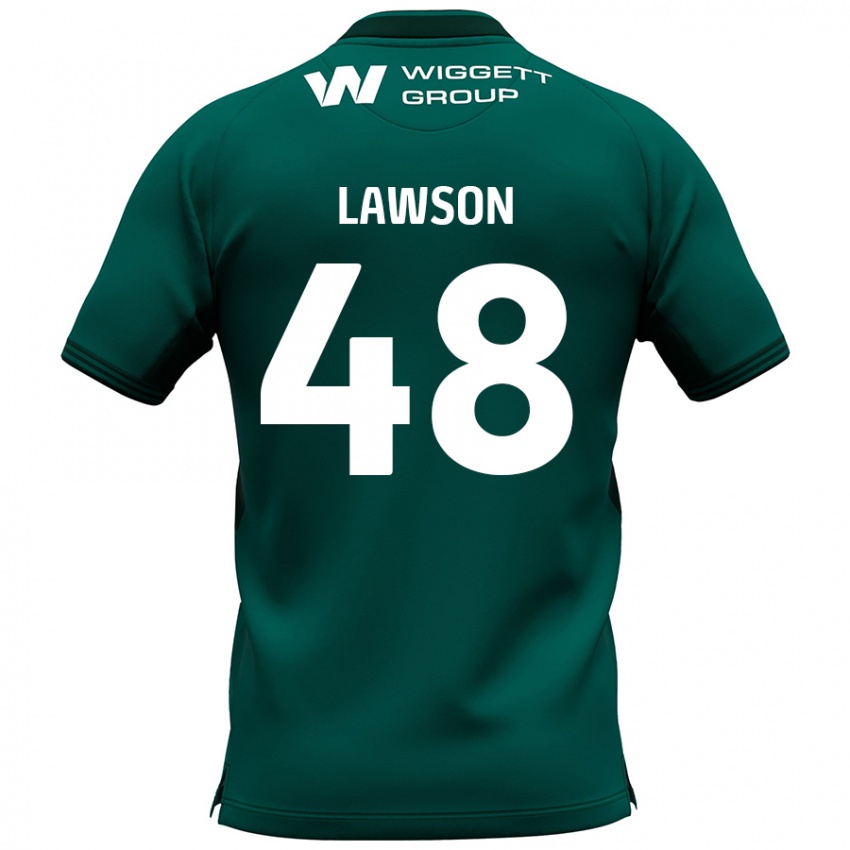 Niño Camiseta Sha'mar Lawson #48 Verde 2ª Equipación 2024/25 La Camisa