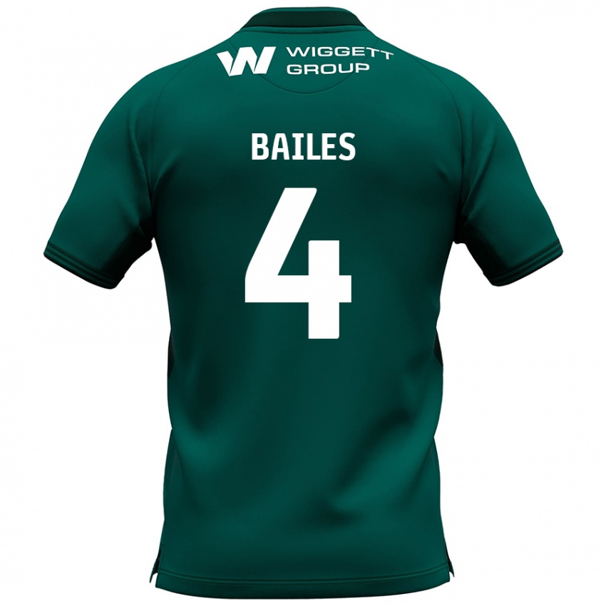 Niño Camiseta Freya Bailes #4 Verde 2ª Equipación 2024/25 La Camisa