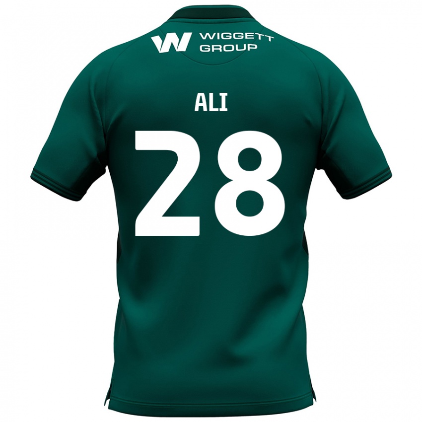 Niño Camiseta Francesca Ali #28 Verde 2ª Equipación 2024/25 La Camisa