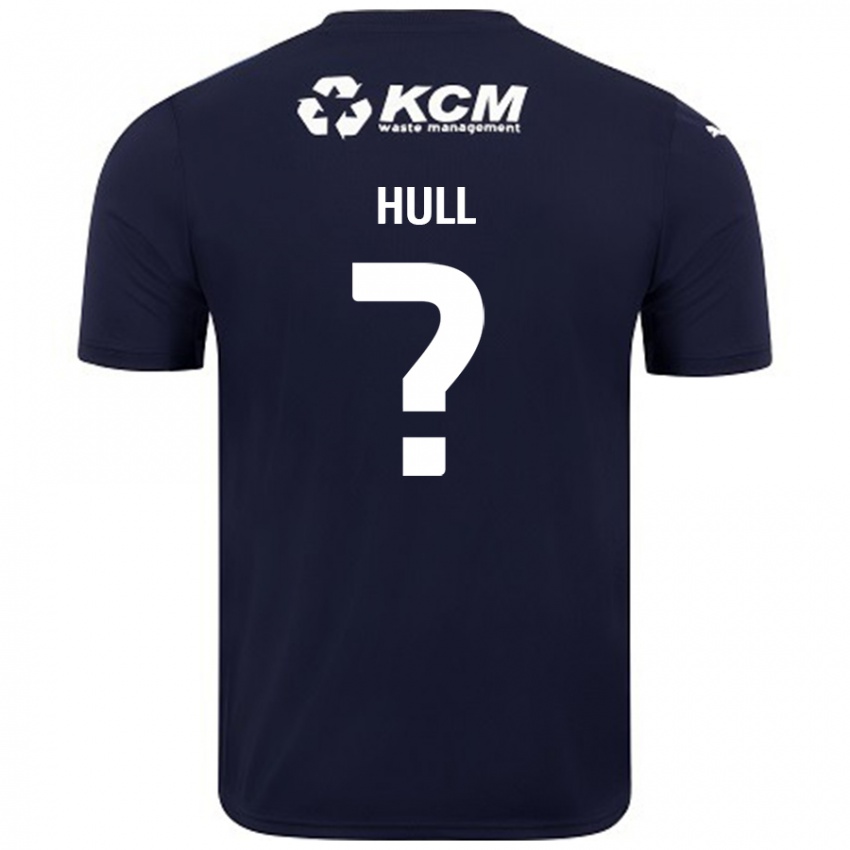 Niño Camiseta Jake Hull #0 Azul Marino 2ª Equipación 2024/25 La Camisa