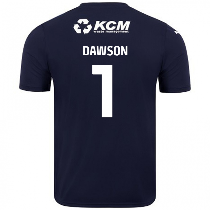 Niño Camiseta Cameron Dawson #1 Azul Marino 2ª Equipación 2024/25 La Camisa