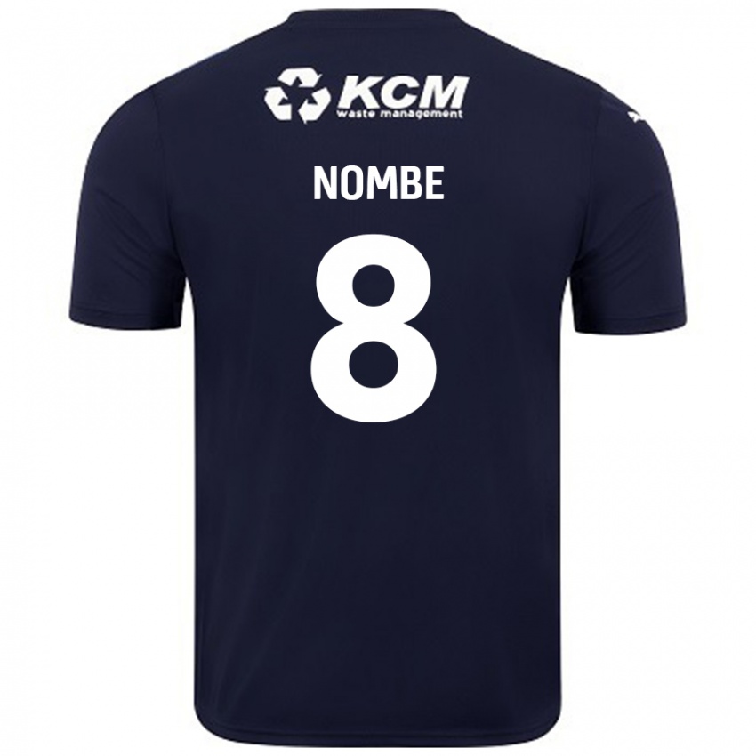 Niño Camiseta Sam Nombe #8 Azul Marino 2ª Equipación 2024/25 La Camisa