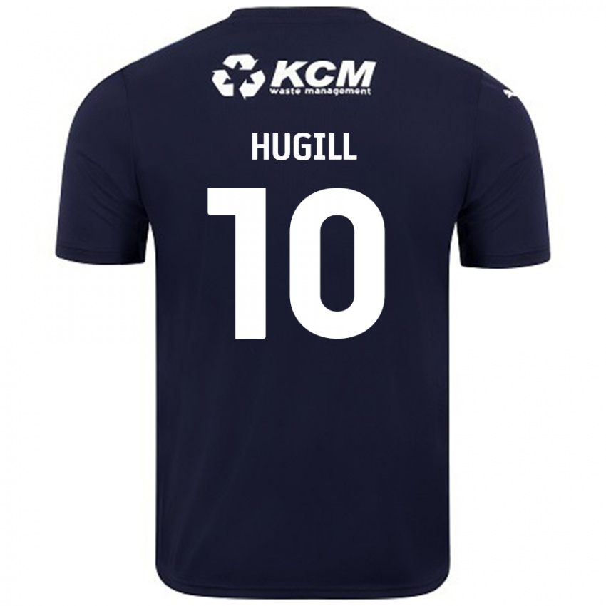 Niño Camiseta Jordan Hugill #10 Azul Marino 2ª Equipación 2024/25 La Camisa