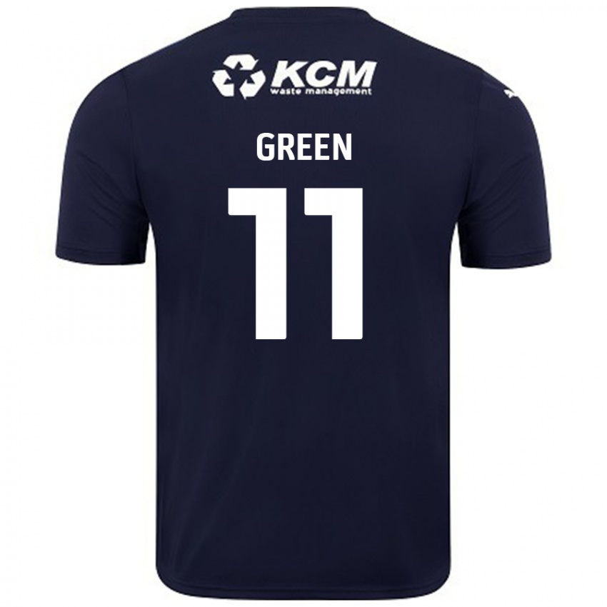 Niño Camiseta Andre Green #11 Azul Marino 2ª Equipación 2024/25 La Camisa