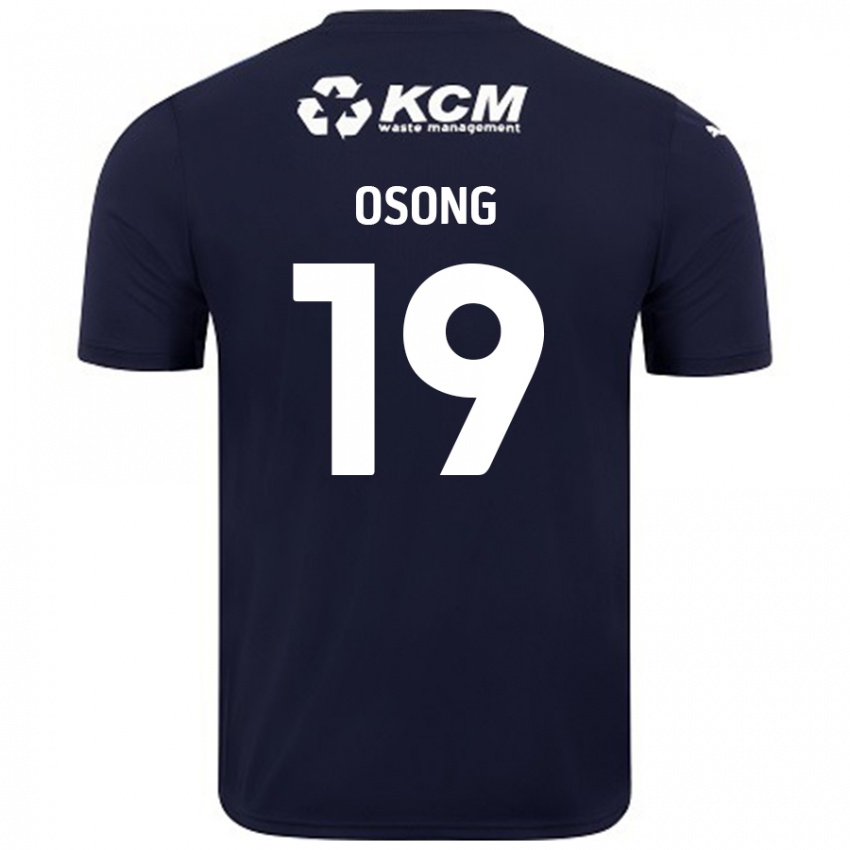 Niño Camiseta Detlef Esapa Osong #19 Azul Marino 2ª Equipación 2024/25 La Camisa