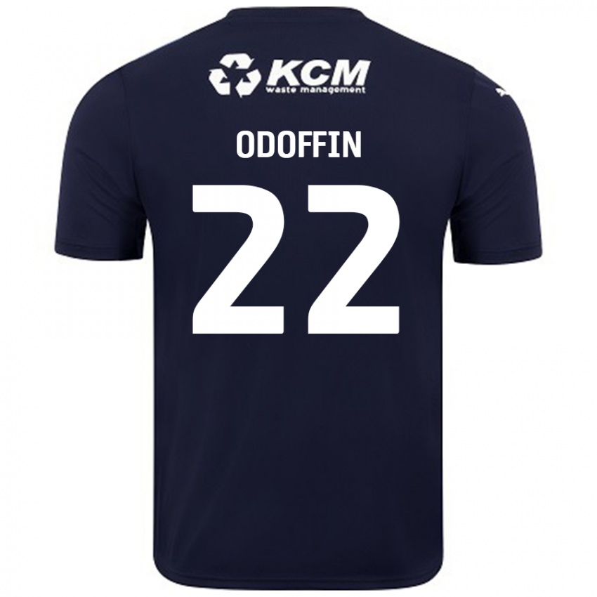 Niño Camiseta Hakeem Odoffin #22 Azul Marino 2ª Equipación 2024/25 La Camisa