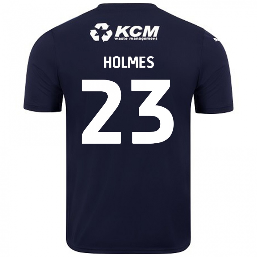 Niño Camiseta Jack Holmes #23 Azul Marino 2ª Equipación 2024/25 La Camisa