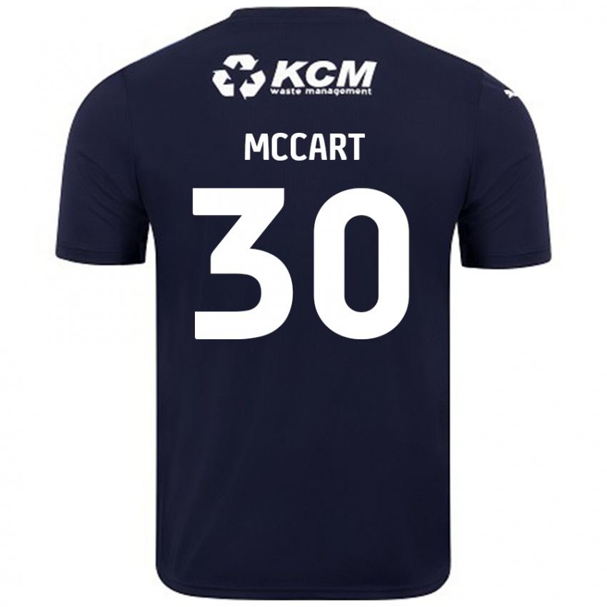 Niño Camiseta Jamie Mccart #30 Azul Marino 2ª Equipación 2024/25 La Camisa