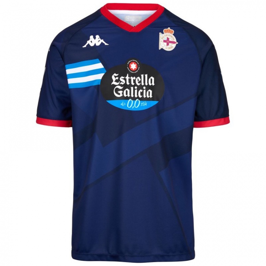 Niño Camiseta Dani Barcia #5 Azul Marino 2ª Equipación 2024/25 La Camisa