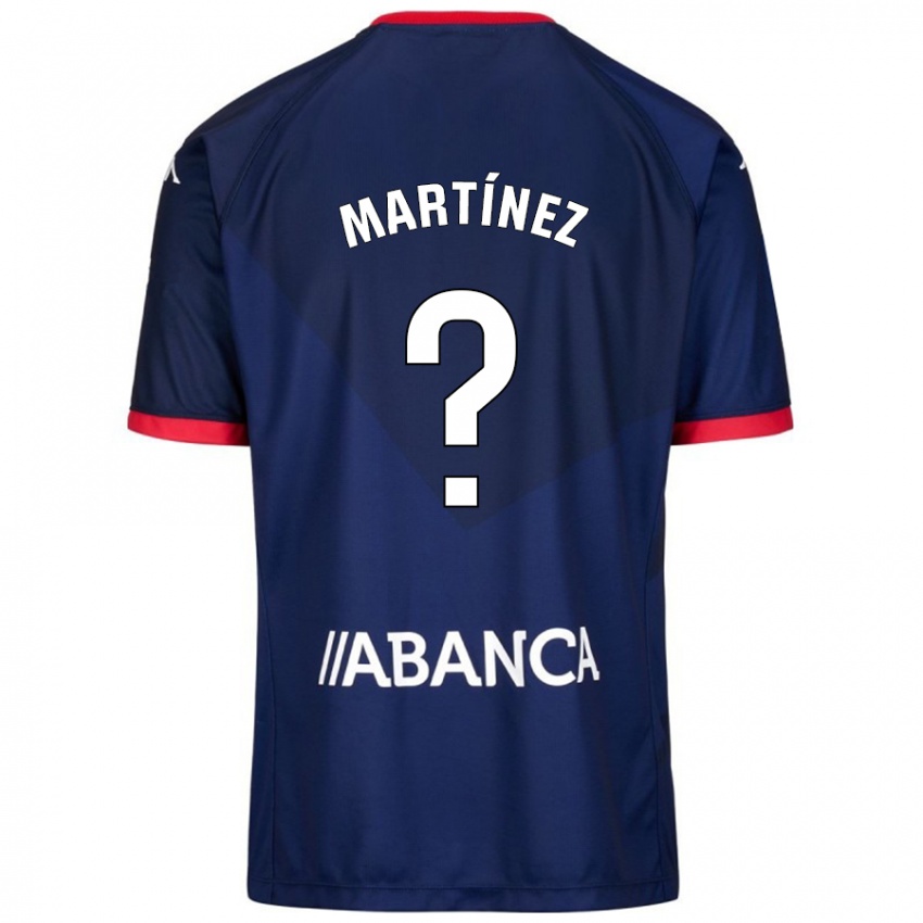 Niño Camiseta Pablo Martínez #4 Azul Marino 2ª Equipación 2024/25 La Camisa