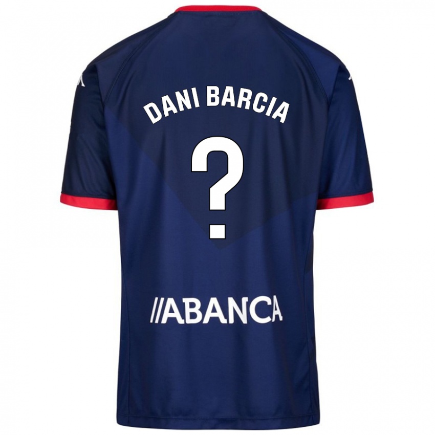 Niño Camiseta Dani Barcia #5 Azul Marino 2ª Equipación 2024/25 La Camisa