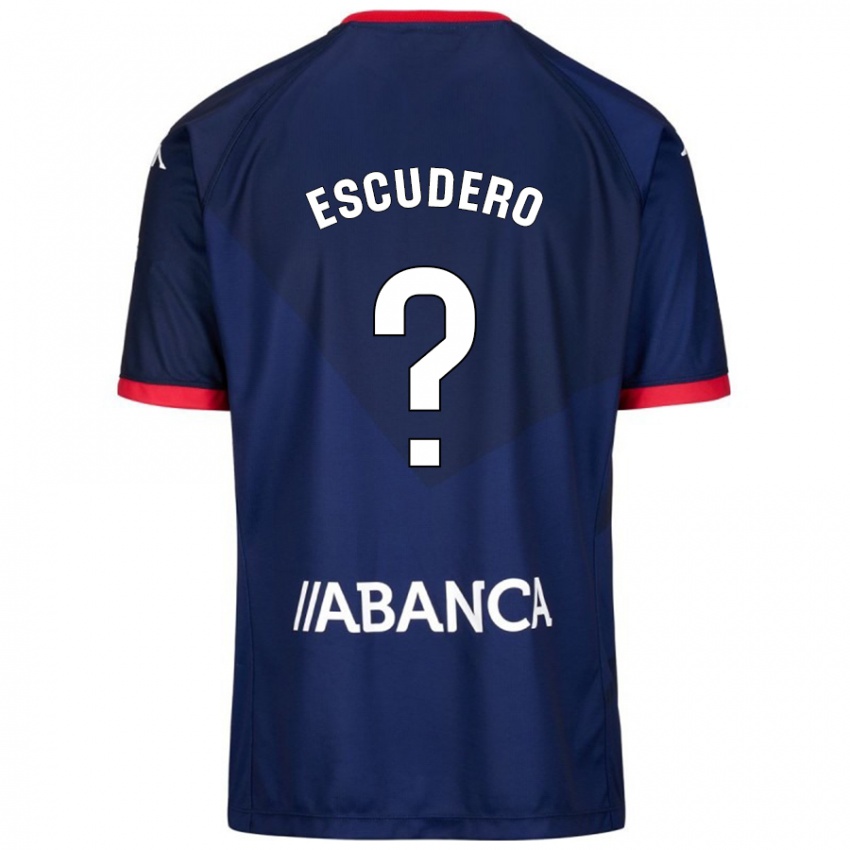 Niño Camiseta Sergio Escudero #18 Azul Marino 2ª Equipación 2024/25 La Camisa