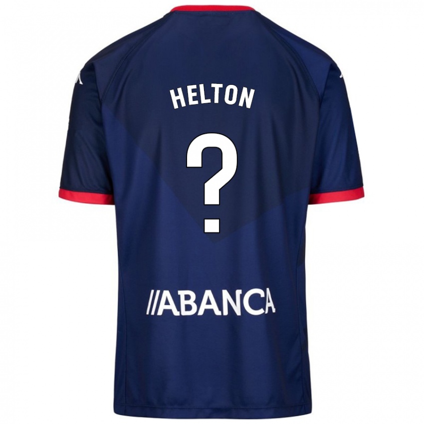 Niño Camiseta Helton Leite #25 Azul Marino 2ª Equipación 2024/25 La Camisa