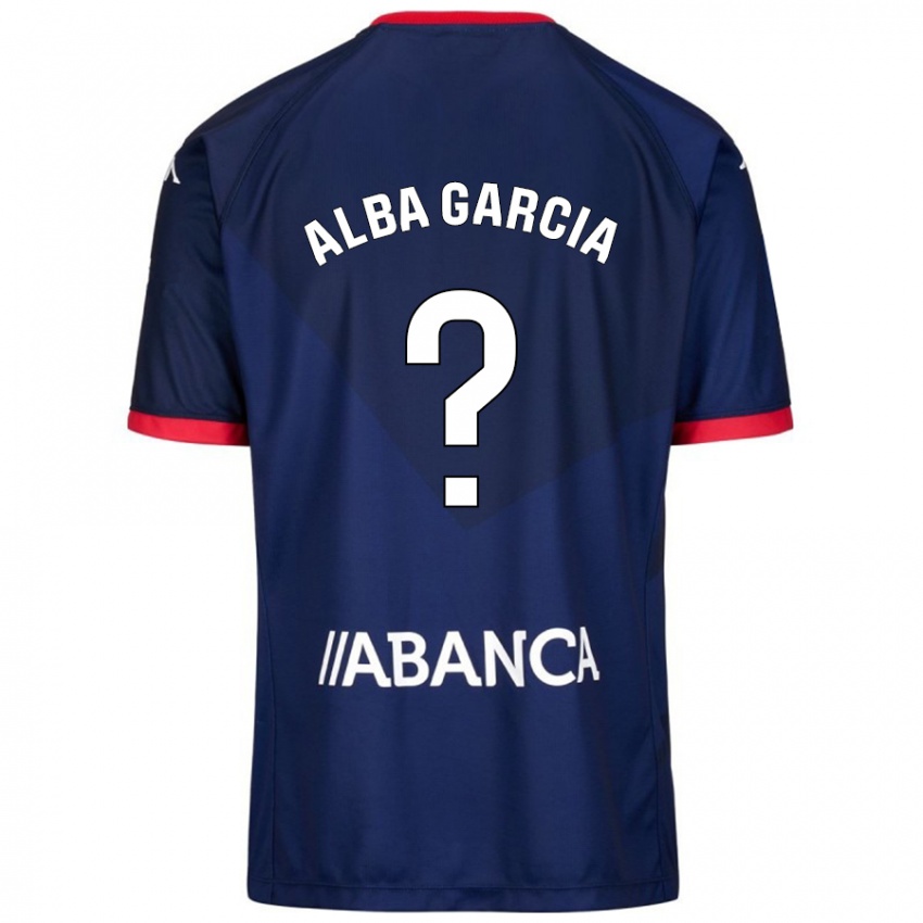 Niño Camiseta Lucía Alba García #13 Azul Marino 2ª Equipación 2024/25 La Camisa