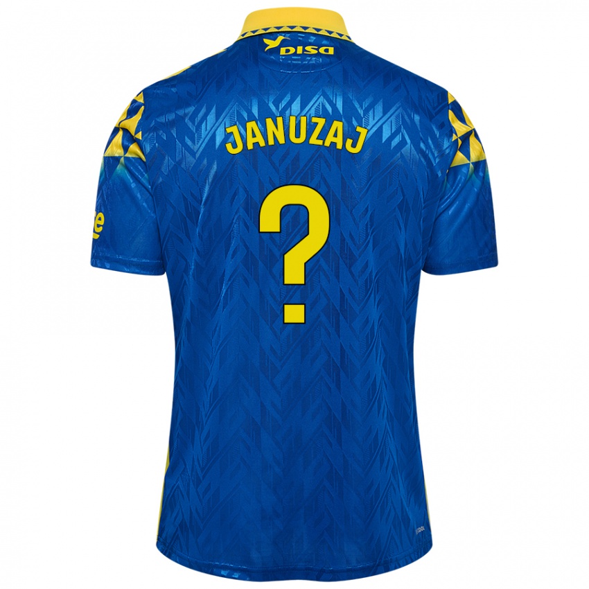 Niño Camiseta Adnan Januzaj #0 Azul Amarillo 2ª Equipación 2024/25 La Camisa