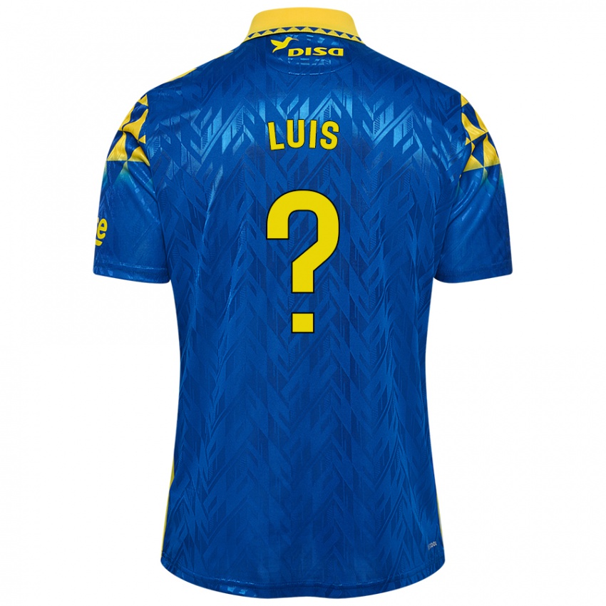 Niño Camiseta Ryan Luis #0 Azul Amarillo 2ª Equipación 2024/25 La Camisa