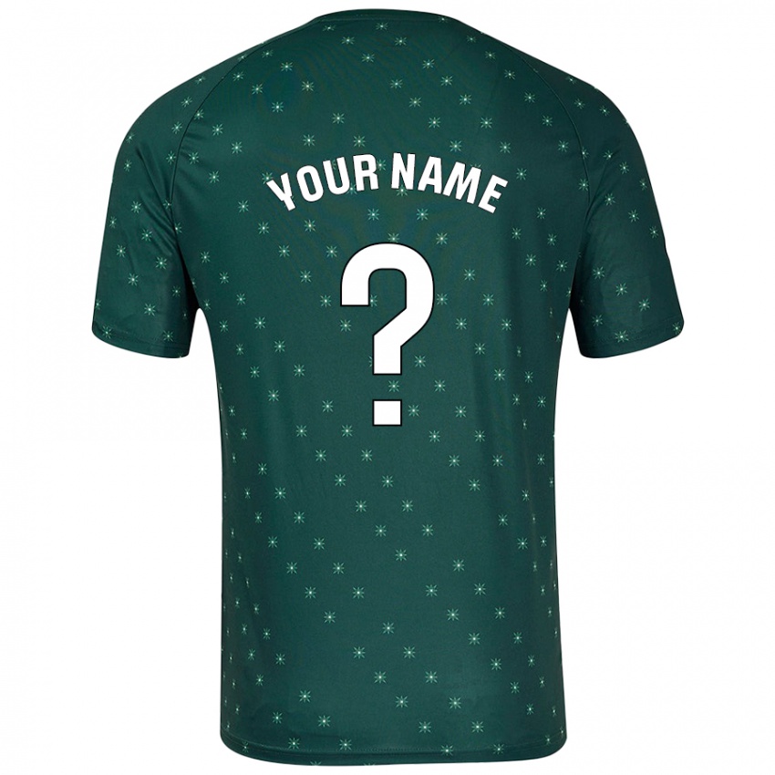 Niño Camiseta Su Nombre #0 Verde Oscuro 2ª Equipación 2024/25 La Camisa