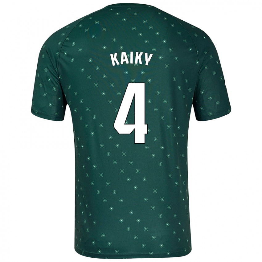 Niño Camiseta Kaiky #4 Verde Oscuro 2ª Equipación 2024/25 La Camisa