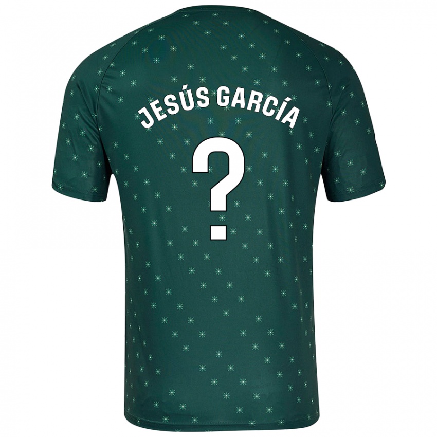 Niño Camiseta Jesús García #0 Verde Oscuro 2ª Equipación 2024/25 La Camisa