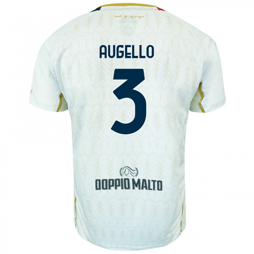 Niño Camiseta Tommaso Augello #3 Blanco 2ª Equipación 2024/25 La Camisa